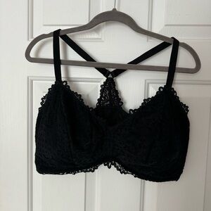 Lacy Black Plus Size Auden Bralette 3X